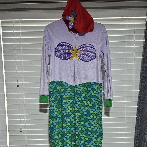 Disney Little Mermaid Costume with Purple and Green - Picture 1 of 11